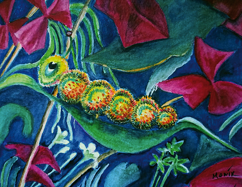 illustration chenille-monica pallud