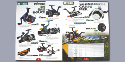 catalogue cannes et moulinets de peche mitchell